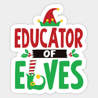 Educator Of Elves Sticker